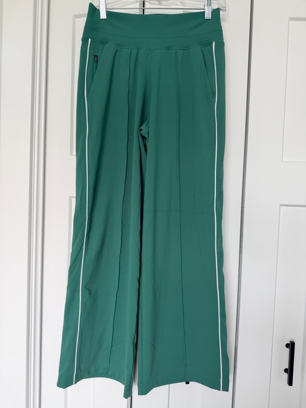 Athleta Venice High Rise Wide Leg Pant (S) Trillium Green